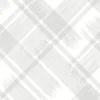 Outlet Brewster/ASP 2973-90704 Zag Grey Modern Plaid Wallpaper