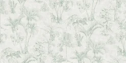 Outlet Brewster 4044-38021-2 Zapata Green Tropical Jungle Wallpaper