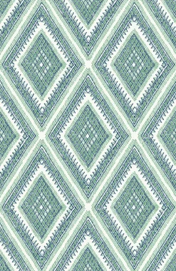Discount Brewster/ASP 2969-26016 Zaya Green Tribal Diamonds Wallpaper