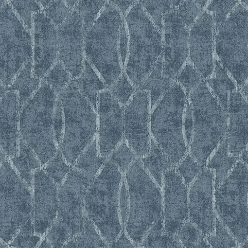 Outlet Brewster/ASP 4019-86449 Ziva Blue Trellis Wallpaper