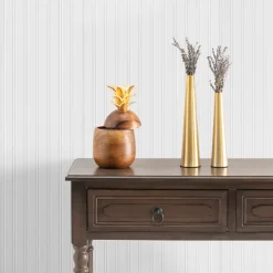 Brewster 4000-59016 Murph White Beadboard Paintable Wallpaper