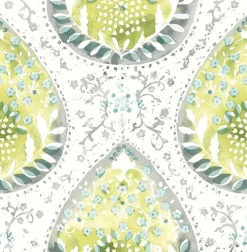 Brewster/ASP 2861-25750 Alistair Green Medallion Wallpaper