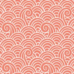 Brewster/ASP 4081-26306 Alorah Coral Wave Wallpaper