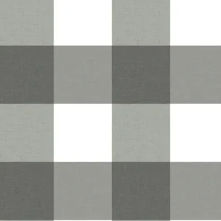 Brewster 3123-12532 Amos Charcoal Gingham Wallpaper