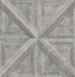Brewster/ASP 2922-24018 Angeline Taupe Geometric Wood Wallpaper