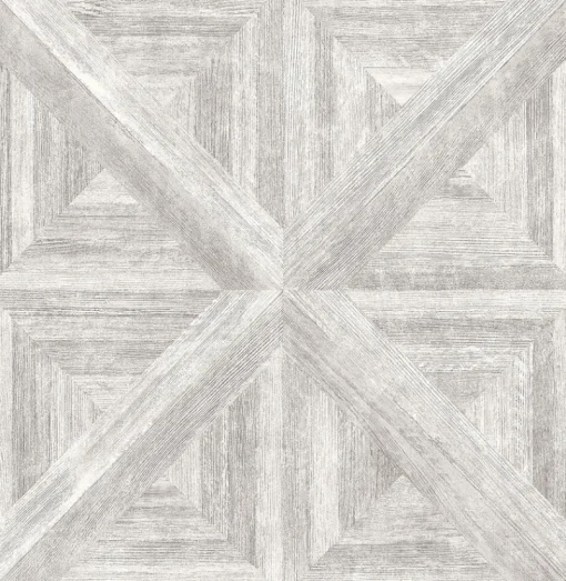 Brewster/ASP 2922-24017 Angeline White Geometric Wood Wallpaper
