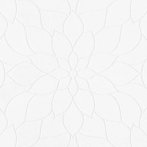 Brewster 4000-9507-10 Anselm White Floral Bloom Paintable Wallpaper