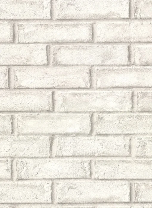 Brewster 2921-50110 Appleton Off-White Faux Weathered Brick Wallpaper