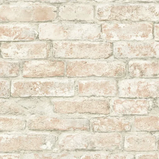 Brewster 3123-12482 Arlington Rust Brick Wallpaper