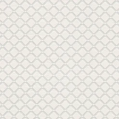 Brewster 4000-5281-17 Armin White Diamond Trellis Paintable Wallpaper