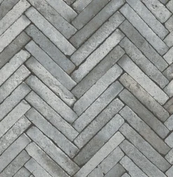 Brewster 2767-23758 Arrow Grey Diagonal Slate Wallpaper