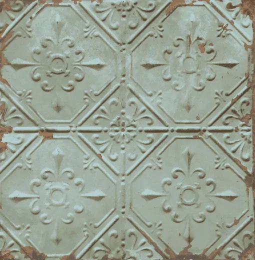 Brewster 2767-22331 Artisan Turquoise Tin Ceiling Wallpaper