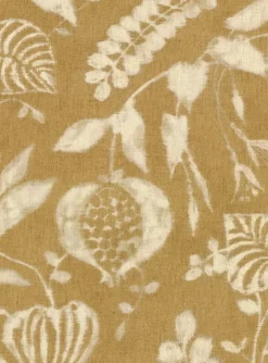 Brewster 391502 Arvada Mustard Botanical Wallpaper