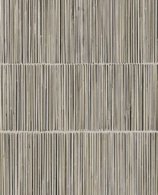 Brewster 391512 Aspen Grey Natural Stripe Wallpaper