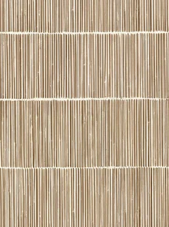 Brewster 391513 Aspen Neutral Natural Stripe Wallpaper