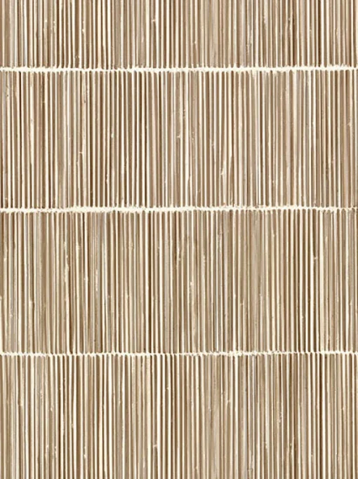 Brewster 391513 Aspen Neutral Natural Stripe Wallpaper
