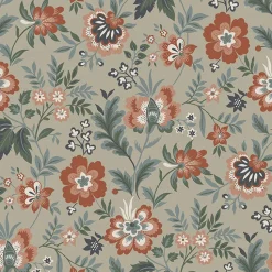Brewster/ASP 2948-28001 Athena Beige Floral Wallpaper