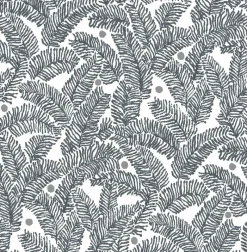 Brewster/ASP 2969-26035 Athina Grey Fern Wallpaper