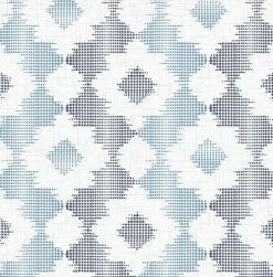 Brewster/ASP 2902-25521 Babylon Blue Abstract Floral Wallpaper