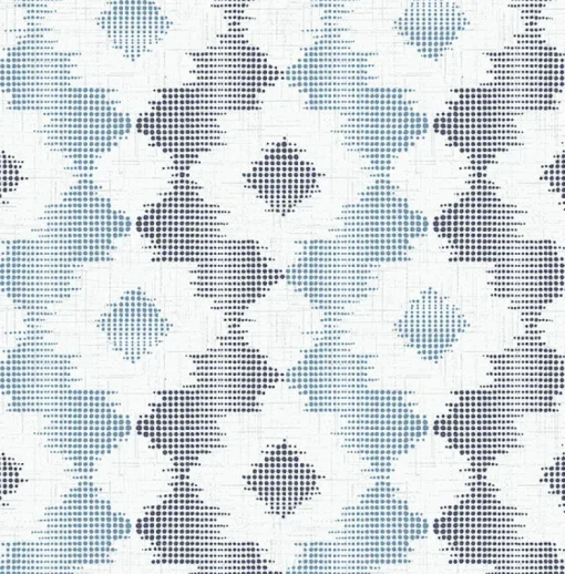Brewster/ASP 2902-25521 Babylon Blue Abstract Floral Wallpaper