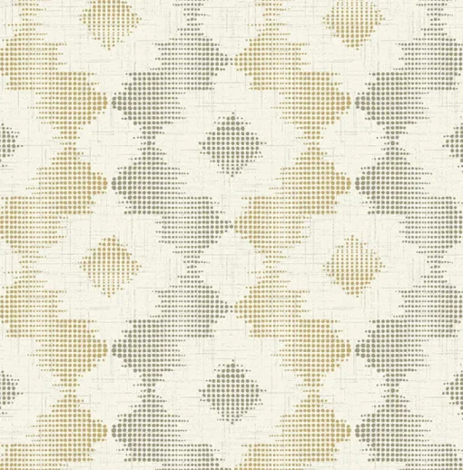 Brewster/ASP 2902-25522 Babylon Mustard Abstract Floral Wallpaper