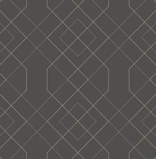 Brewster/ASP 2964-25912 Ballard Grey Geometric Wallpaper
