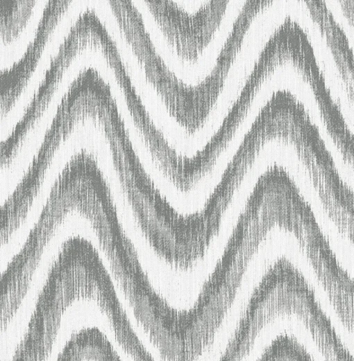 Brewster/ASP 2901-25407 Bargello Grey Faux Grasscloth Wave Wallpaper