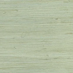 Brewster 4018-0008 Battan Soft Green Grasscloth Wallpaper