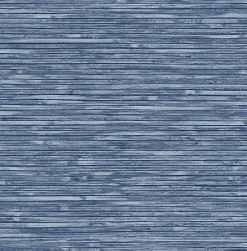 Brewster/ASP 2927-81302 Bellport Denim Wooden Slat Wallpaper