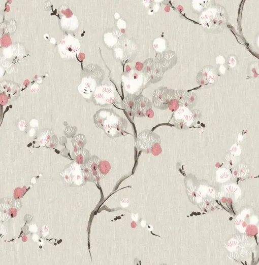 Brewster/ASP 2764-24307 Bliss Coral Blossom Wallpaper