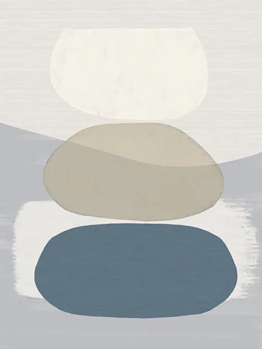 Brewster 395892 Blue Balancing Rocks Wall Mural