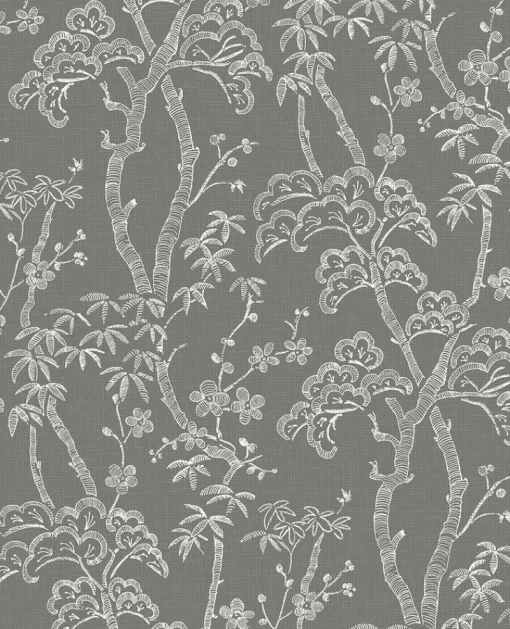 Brewster/ASP 2764-24351 Bonsai Grey Tree Wallpaper
