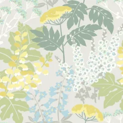 Brewster/ASP 2973-90009 Brie Pastel Forest Flowers Wallpaper