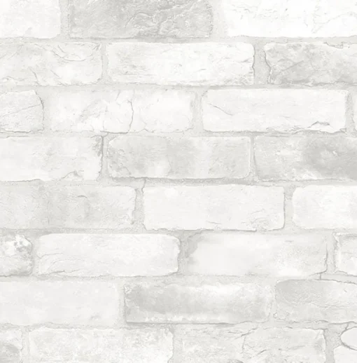 Brewster 2766-22321 Bushwick Off-White Reclaimed Bricks Wallpaper