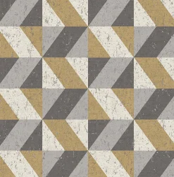 Brewster 2896-25311 Cerium Moss Concrete Geometric Wallpaper