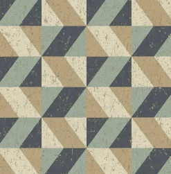 Brewster/ASP 2908-25310 Cerium Multicolor Concrete Geometric Wallpaper