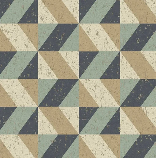 Brewster/ASP 2908-25310 Cerium Multicolor Concrete Geometric Wallpaper