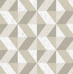 Brewster/ASP 2908-25313 Cerium Neutral Concrete Geometric Wallpaper