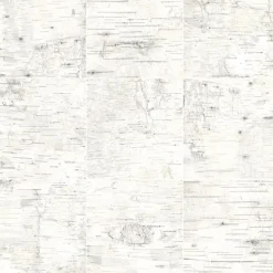 Brewster 3118-12643 Champlain Off-White Grid Wood Wallpaper