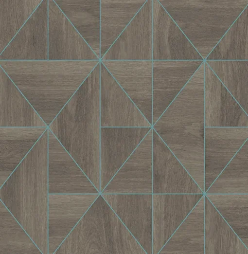 Brewster/ASP 2908-25322 Cheverny Coffee Geometric Wood Wallpaper