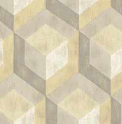 Brewster/ASP 2922-22309 Clarabelle Beige Rustic Wood Tile Wallpaper