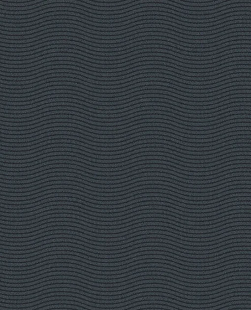 Brewster 395853 Curves Blue Glittering Waves Wallpaper