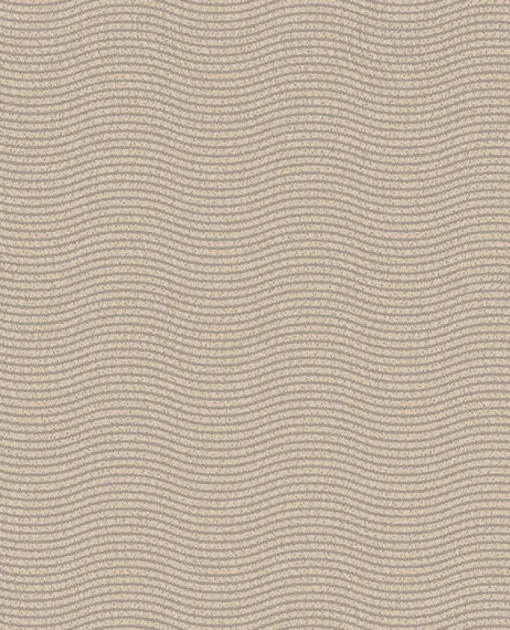 Brewster 395851 Curves Bronze Glittering Waves Wallpaper