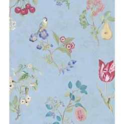 Brewster 375024 Danique Light Blue Garden Wallpaper