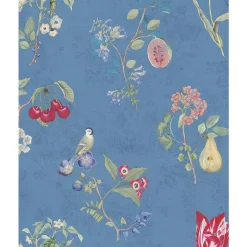 Brewster 375025 Danique Sky Blue Garden Wallpaper