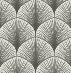 Brewster/ASP 2763-24230 Dusk Grey Frond Wallpaper
