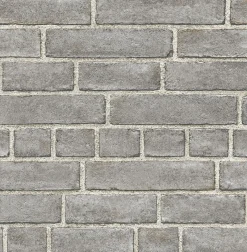 Brewster/ASP 2922-24050 Eggertson Grey Brick Wallpaper