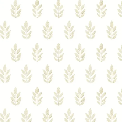 Brewster 3122-11305 Ervic Blue Leaf Block Print Wallpaper