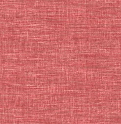 Brewster/ASP 2744-24117 Exhale Coral Faux Grasscloth Wallpaper