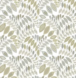 Brewster/ASP 2821-25145 Fiddlehead Grey Botanical Wallpaper
